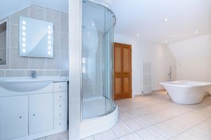 Bathroom to Top Floor- click for photo gallery
